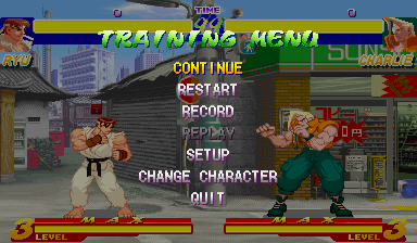Training with computer controls and recording.