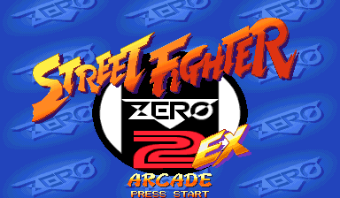Street Fighter Zero 2 EX (Japan) title screen