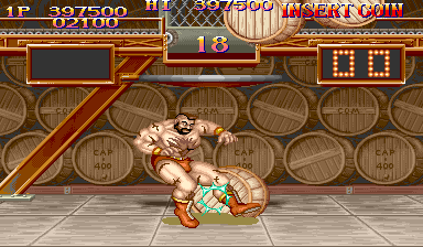 The falling barrels, after six fights.